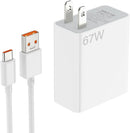 MI 67W Fast Power Adapter USB to C