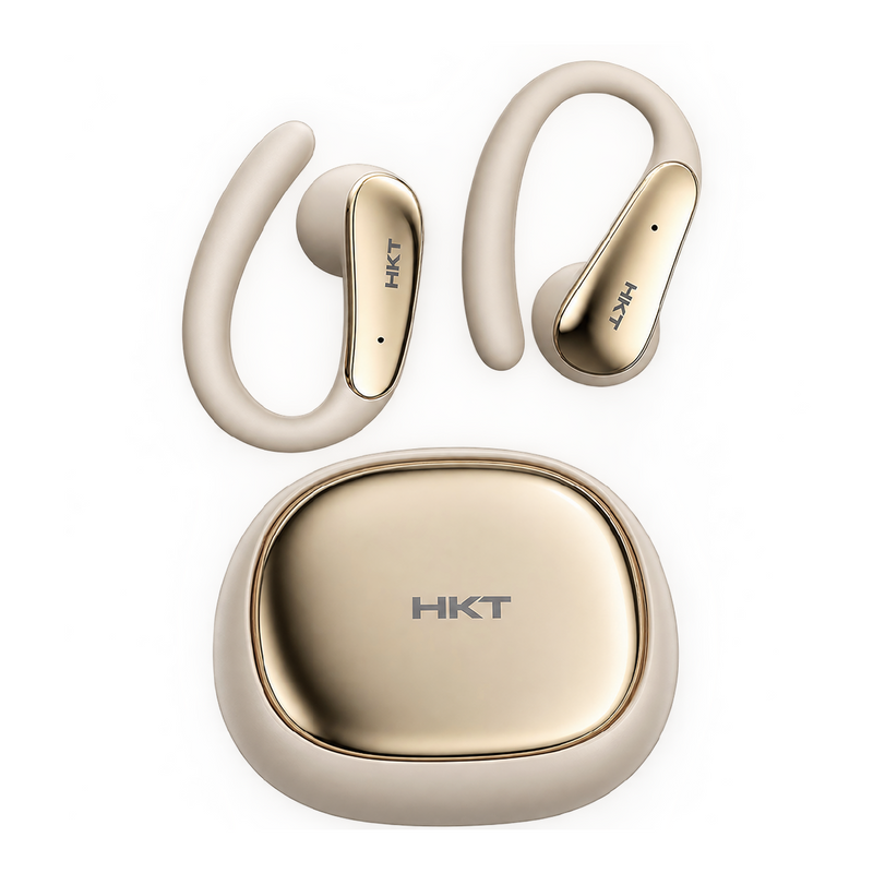 HKT Aura Fit Wireless Earbuds, Bluetooth 6.0, IPX4 Sweat & Splash Resistance