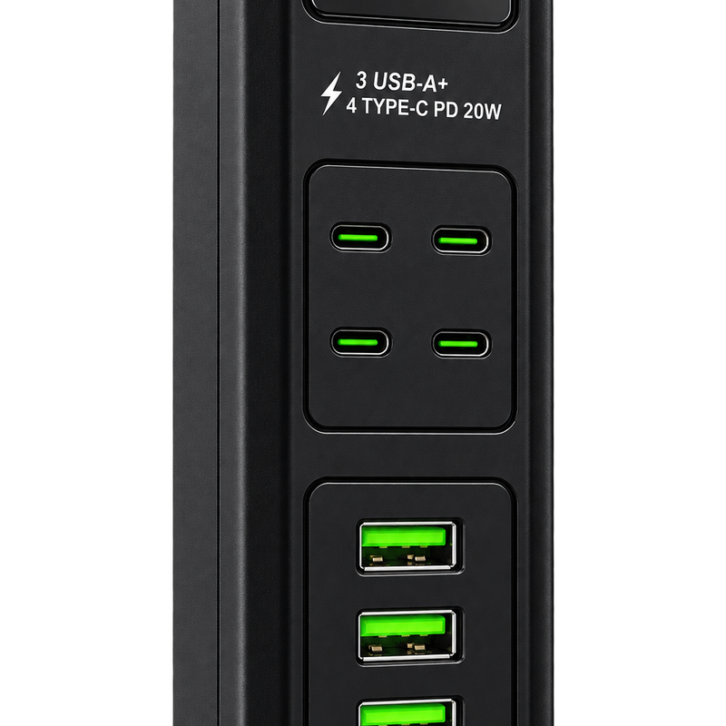 US-D01 28W Fast Charging USB-A & USB-C Adapter