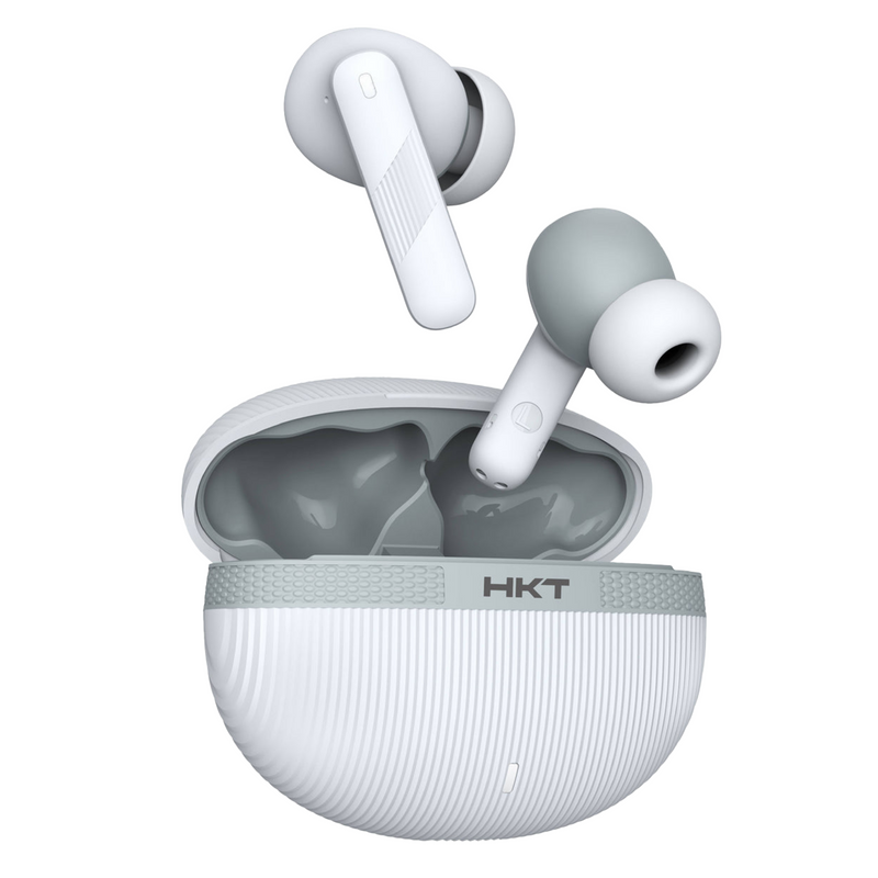 HKT Echo Breeze Wireless Earbuds – Extra Bass, Quad Mic ENC & 45ms Gaming Mode