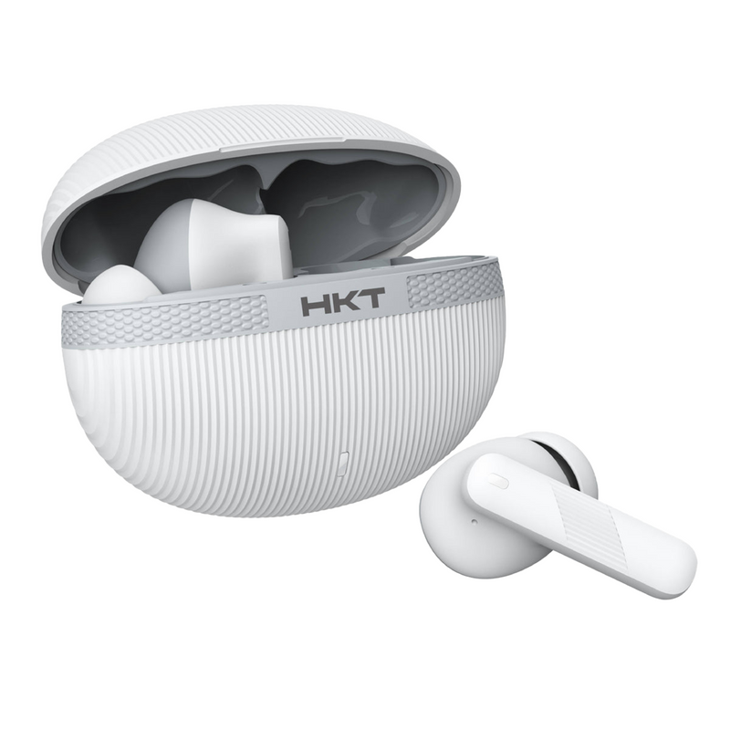 HKT Echo Breeze Wireless Earbuds – Extra Bass, Quad Mic ENC & 45ms Gaming Mode