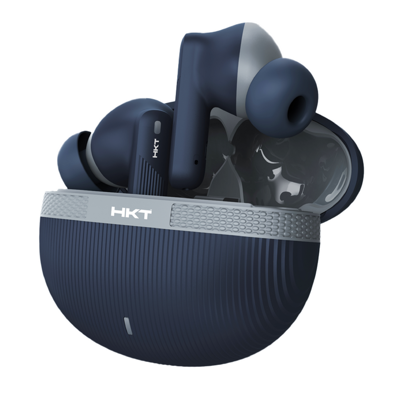 HKT Echo Breeze Wireless Earbuds – Extra Bass, Quad Mic ENC & 45ms Gaming Mode