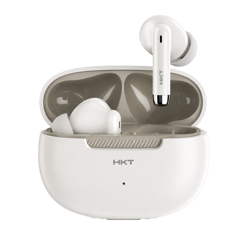 HKT Flex Wireless Earbuds – Dual-Tone Design, Bluetooth 6.0, IPX5 & 13mm Drivers