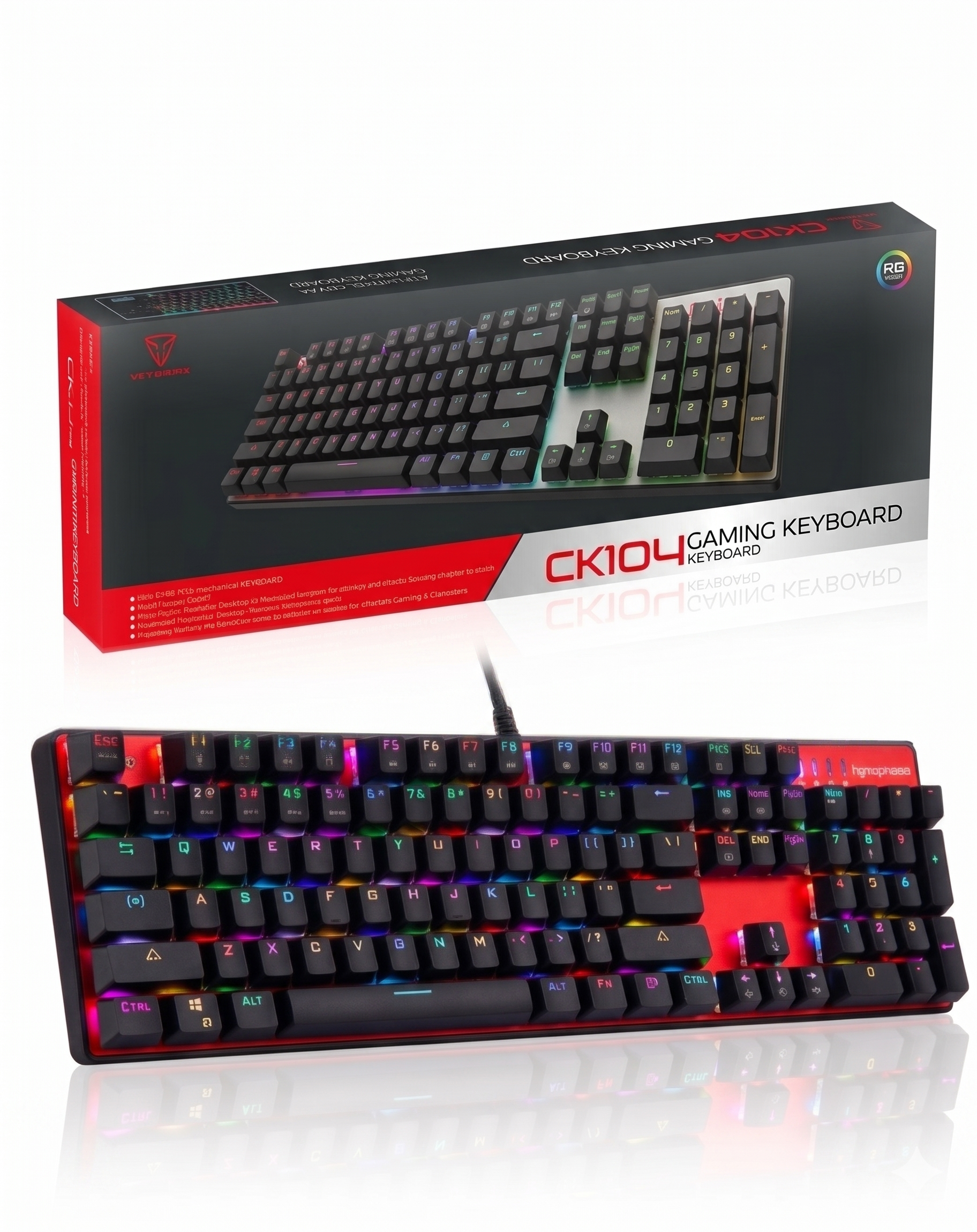 Gaming keyboard CK104 RGB