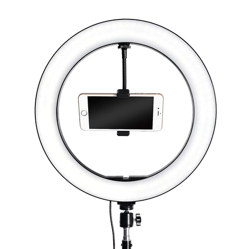 36cm Professional Studio Ring Light Lamp Fill With Mobile Holder and with stand
