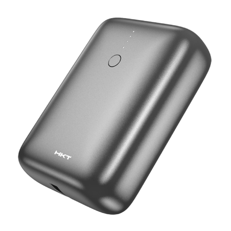 HKT Nano Power Bank – Compact Design, 10000mah, LED Indicators & USB-A Output