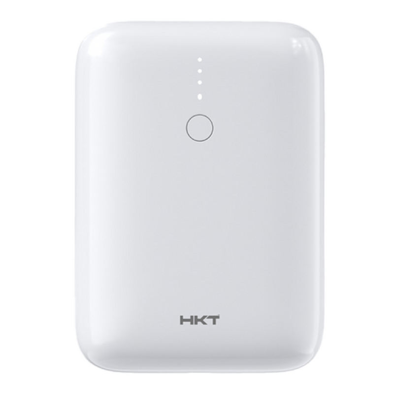 HKT Nano Power Bank – Compact Design, 10000mah, LED Indicators & USB-A Output
