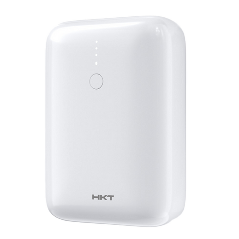 HKT Nano Power Bank – Compact Design, 10000mah, LED Indicators & USB-A Output
