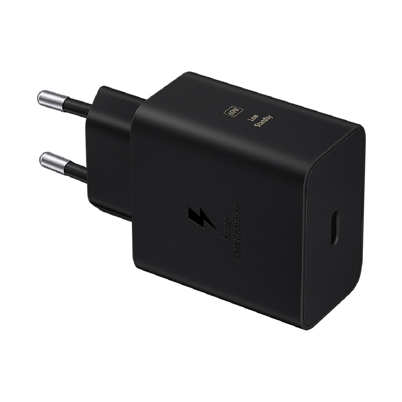Samsung 60W Power Adapter – USB-C, Low Standby, 2-Pin, Black