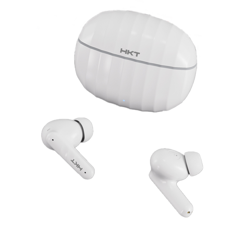 HKT Swanky Wireless Earbuds – 42dB Hybrid ANC + ENC, Bluetooth 5.4 & IPX4