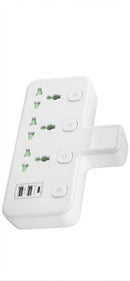 Universal Converter Socket with Night Lamp & USB Fast Charging