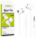 Power of Boom D2 Extra Bass Earphones with Microphone