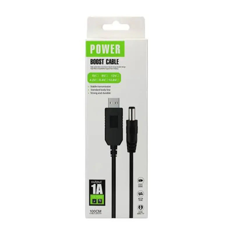 Router Power Cable – 5V-12V USB Boost Cable