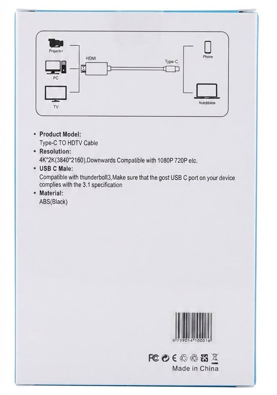 USB-C to HDMI Cable 4K (30Hz)