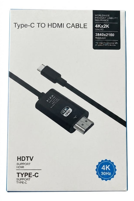 USB-C to HDMI Cable 4K (30Hz)